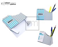 Desk Calendar with Pen Holder Product Image 4