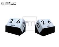 Perpetual Calendar 2 Cubes Product Image 2