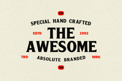 Calfimer Masquet Bold Retro Serif Display Font Product Image 4