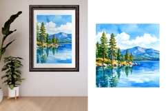 31 California Clipart Watercolor Landscapes California Poppy Product Image 4