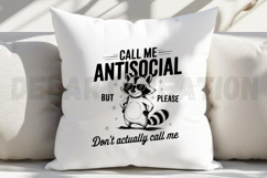 Call Me Antisocial But Please Don&#039;t Actually Call Me SVG Product Image 5