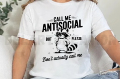 Call Me Antisocial But Please Don&#039;t Actually Call Me SVG Product Image 2
