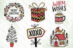 Calligraphy Christmas Elements SVG PNG Bundle Product Image 4