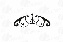 Calligraphy Swirls cutting svg. Calligraphic Doodles clipart Product Image 5