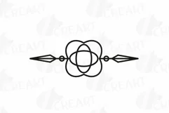 Calligraphy Swirls cutting svg. Calligraphic Doodles clipart Product Image 7