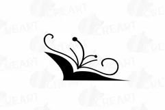 Calligraphy Swirls cutting svg. Calligraphic Doodles clipart Product Image 10