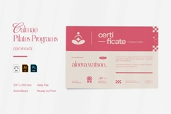 Calmae Pilates Programs - Certificate Product Image 1