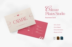 Calmae Pilates Studio - Business Card Product Image 1