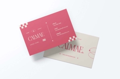 Calmae Pilates Studio - Business Card Product Image 2