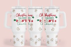 Calories Dont Count  40oz quencher tumbler sublimation full wrap high resolution transparant background