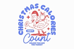 Christmas Calories Don't Count T-shirt Funny Product Image 1
