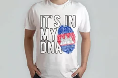 It's in my DNA Cambodia Flag Fingerprint PNG Sublimation Product Image 2