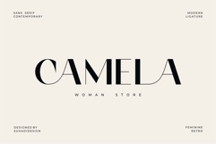 Camela Nabila - Modern Ligature Font Product Image 6