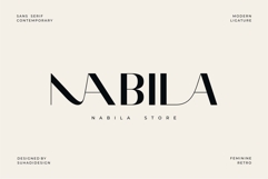 Camela Nabila - Modern Ligature Font Product Image 7
