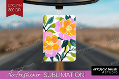 Camellia Modern Floral Air Freshener PNG Sping Flower PNG Product Image 1
