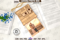 3D Camera Photo Boxes Laser Cut Bundle|Layered Photo Camera Product Image 9