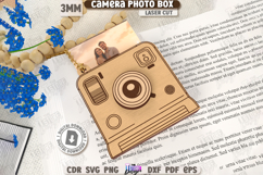 3D Camera Photo Boxes Laser Cut Bundle|Layered Photo Camera Product Image 10