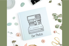 Vintage Cameras | Hand Drawn Polaroid Picture | Retro Video Product Image 5