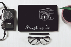 Vintage Cameras White | Hand Drawn Polaroid Picture | Video Product Image 4