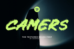 Camers - The Textured Brush Font Product Image 1