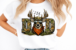 Camo Hunting Deer Dad PNG Product Image 2