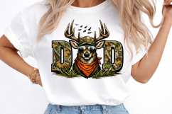 Camo Hunting Deer Dad PNG Product Image 3