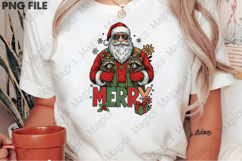 Camo Santa Merry Christmas PNG Product Image 2