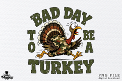 Camo Thanksgiving Boy PNG Product Image 1