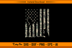 Camo Pheasant Hunting SVG for Patriotic Outdoorsmen Product Image 1