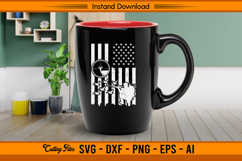 Patriotic Hunter Flag SVG for Duck and Deer Hunting Fans Product Image 3