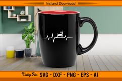 Deer Heartbeat SVG for Hunters and Outdoor Lovers Product Image 3