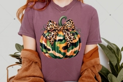 Camouflage Pumpkin PNG, Pumpkin Coquette Bow PNG, Pumpkin Product Image 4