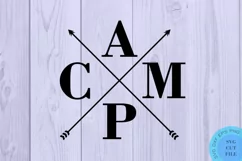 Camp Arrows Svg Camping Svg Camping Sign Svg Campsite Svg Product Image 2