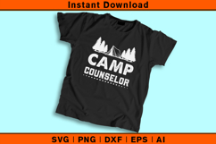 Camp Counselor SVG Camping Tent Outdoor Adventure Product Image 2