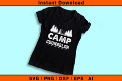 Camp Counselor SVG Camping Tent Outdoor Adventure Product Image 3