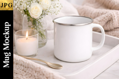  Cozy Enamel Mug Coffee Design