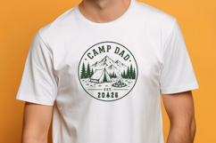 Camping Dad SVG Bundle, 7 Retro Outdoors PNG Retro Design Product Image 2