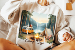 Camp Life PNG, Camping PNG, Camper PNG, Brushstroke Camp PNG Product Image 3