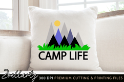 Camp Life SVG Cut File Camping SVG Camper SVG Adventure SVG Product Image 3
