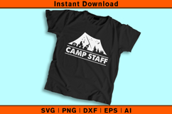Camp Staff SVG Outdoor Camping Counselor Design Product Image 2
