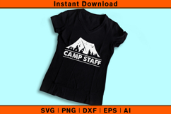 Camp Staff SVG Outdoor Camping Counselor Design Product Image 3