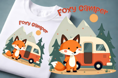 Cute Camping Animals Clipart PNG | Funny Camp Quotes PNG Product Image 1