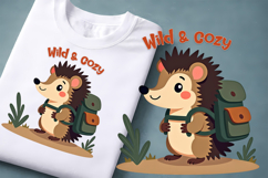 Cute Camping Animals Clipart PNG | Funny Camp Quotes PNG Product Image 1