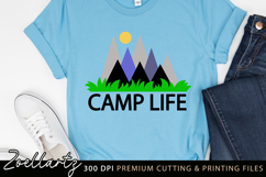 Camp Life SVG Cut File Camping SVG Camper SVG Adventure SVG Product Image 2
