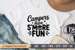 Campers Have S&#039;more Fun SVG File | Camping SVG | Outdoor SVG Product Image 2