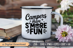 Campers Have S&#039;more Fun SVG File | Camping SVG | Outdoor SVG Product Image 3
