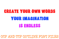 Campfire Alphabet Lettering Font Flames Fire ABC OTF Product Image 3