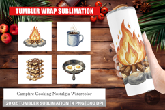 Campfire Cooking Nostalgia Tumbler Product Image 1