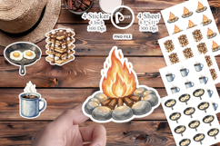 Campfire Cooking Nostalgia Sticker Product Image 1