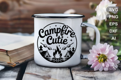 Camping Round Sign SVG Bundle | Outdoor Sign | Camping SVG Product Image 20